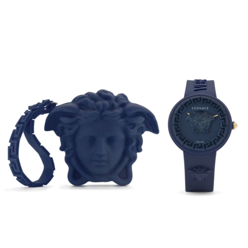 NEW Versace Blue Ladies 39mm Watch!